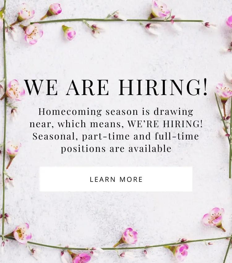 we are hiring